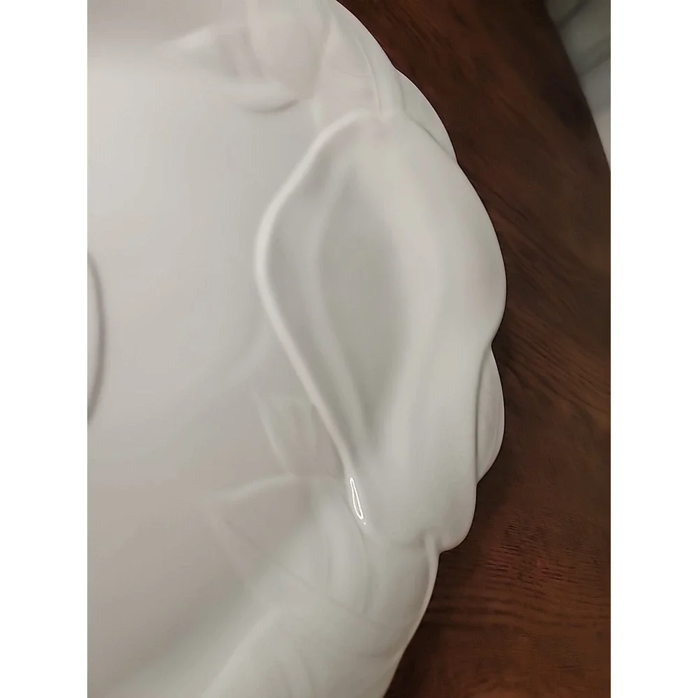 Vintage Studio Nova Original White Fruit Pear Platter 17.5